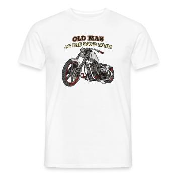 Old Man - Männer T-Shirt - Weiß - Vorne - AI Model Male 178 dark (178cm)