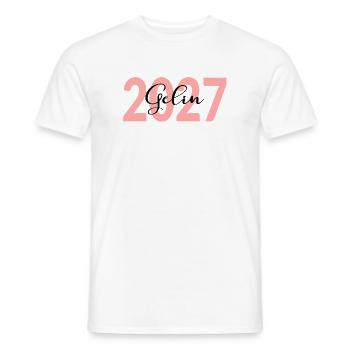 Türkische Braut Gelin 2027 - Männer T-Shirt - Weiß - Vorne - AI Model Male 178 dark (178cm)