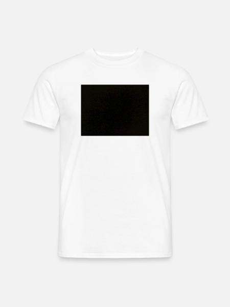 Schwarze Nacht Monochrom Layout - Männer T-Shirt - Weiß