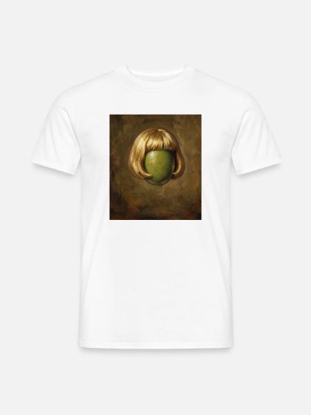 Lustige Olive Bob Haarschnitt - Männer T-Shirt - Weiß