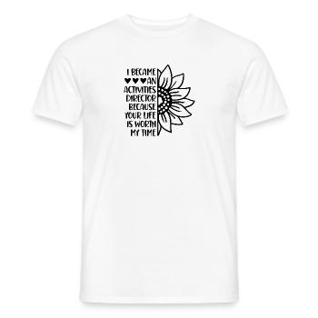 Activity Director Spruch Wertschätzung - Männer T-Shirt - Weiß - Vorne - AI Model Male 178 dark (178cm)