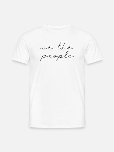 Wir, das Volk - Männer T-Shirt - Weiß