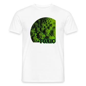 Toxisches, dunkles Romanesco - Männer T-Shirt - Weiß - Vorne - AI Model Male 178 dark (178cm)