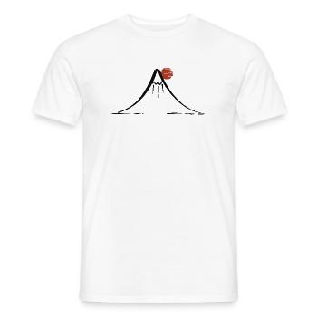 Mount Fuji - Männer T-Shirt - Weiß - Vorne - AI Model Male 178 dark (178cm)