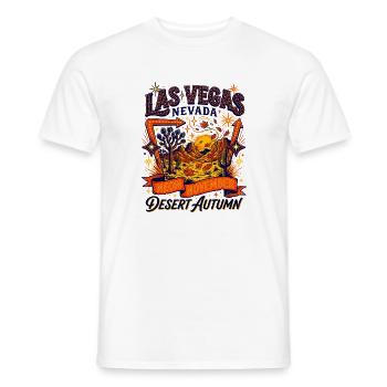 Las Vegas Desert Autumn Neon November - Männer T-Shirt - Weiß - Vorne - AI Model Male 178 dark (178cm)