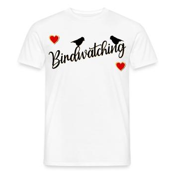 Vögel zur Vogelbeobachtung - Männer T-Shirt - Weiß - Vorne - AI Model Male 178 dark (178cm)