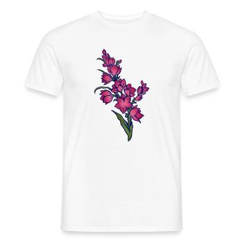 Pink Bloom Cluster-Kunst - Männer T-Shirt - Weiß - Vorne - AI Model Male 178 dark (178cm)