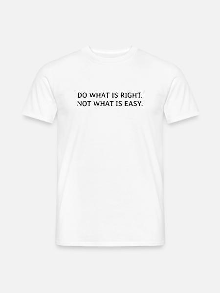 Mindset Spruch - Männer T-Shirt - Weiß