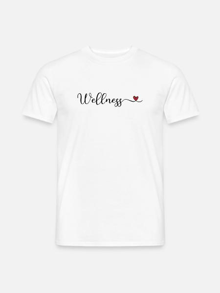 Wellness - Männer T-Shirt - Weiß