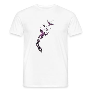 Purple Chain Wings Release - Männer T-Shirt - Weiß - Vorne - AI Model Male 178 dark (178cm)