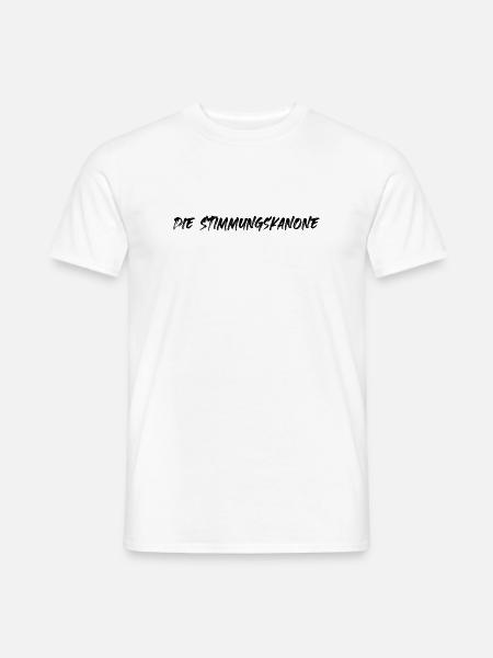 Die Stimmungskanone - Männer T-Shirt - Weiß
