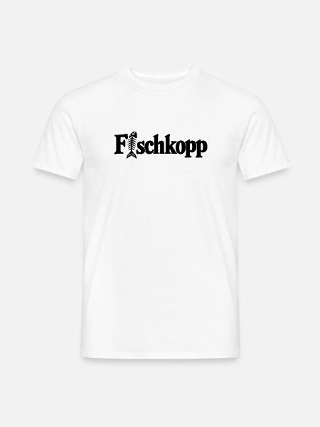 Fischkopp - Ostsee - Nordsee - Norddeutsch maritim - Männer T-Shirt - Weiß