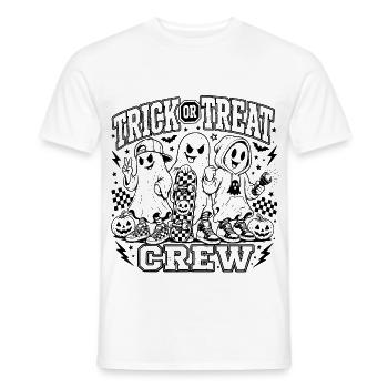 Trick or Treat Crew - Männer T-Shirt - Weiß - Vorne - AI Model Male 178 dark (178cm)