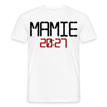 Französische Oma, Baby 2027 - Männer T-Shirt - Weiß - Vorne - AI Model Male 178 dark (178cm)