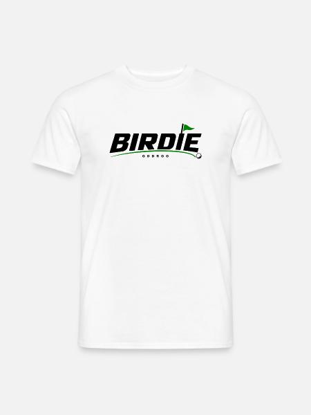 ODDROO Birdie – Golfball & Fahne - Männer T-Shirt - Weiß