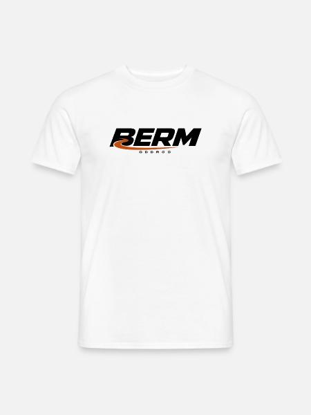 ODDROO Berm – Mountainbike & Anliegerkurve - Männer T-Shirt - Weiß