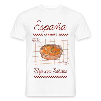 Mojo mit Kartoffeln - Männer T-Shirt - Weiß - Vorne - AI Model Male 178 dark (178cm)