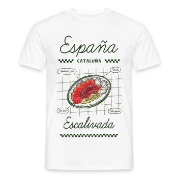 Escalivada - Männer T-Shirt - Weiß - Vorne - AI Model Male 178 dark (178cm)