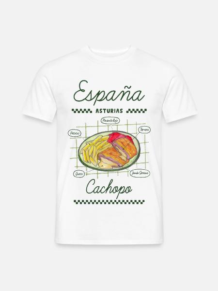 Asturischer Cachopo - Männer T-Shirt - Weiß