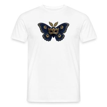Goldener Venezianer Schmetterling - Männer T-Shirt - Weiß - Vorne - AI Model Male 178 dark (178cm)