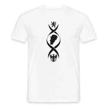 Lion Map Eagle lustiges Geschenk-T-Shirt - Männer T-Shirt - Weiß - Vorne - AI Model Male 178 dark (178cm)
