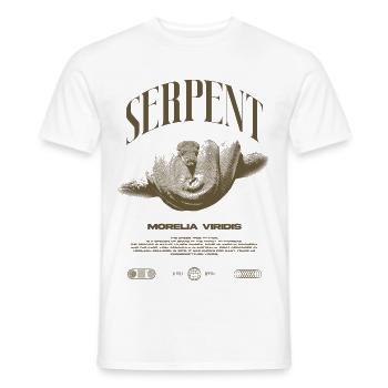 Green Tree Python Modern Reptile Keeper Streetwear - Männer T-Shirt - Weiß - Vorne - AI Model Male 178 dark (178cm)