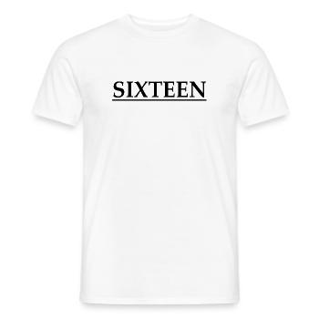 16. Geburtstag Sechszehn - Männer T-Shirt - Weiß - Vorne - AI Model Male 178 dark (178cm)