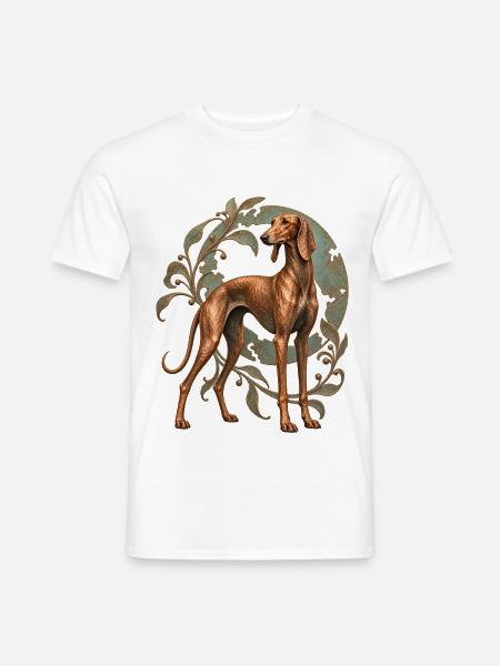 Mudhol Hound - Männer T-Shirt - Weiß