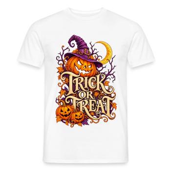 Halloween - Trick or Treat - Männer T-Shirt - Weiß - Vorne - AI Model Male 178 dark (178cm)