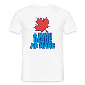 A Mari Usque Ad Mare Canada - Männer T-Shirt - Weiß - Vorne - AI Model Male 178 dark (178cm)