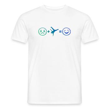 Geschenkidee für den Hip-Hop-Tänzer mit Breakdance - Männer T-Shirt - Weiß - Vorne - AI Model Male 178 dark (178cm)