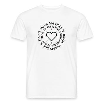 Für meine Tochter wirst du immer Marmelade testen und vergessen... - Männer T-Shirt - Weiß - Vorne - AI Model Male 178 dark (178cm)