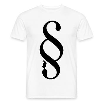 Hasen Gesetze Jura Recht - Männer T-Shirt - Weiß - Vorne - AI Model Male 178 dark (178cm)
