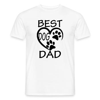 Dog dog - Männer T-Shirt - Weiß - Vorne - AI Model Male 178 dark (178cm)