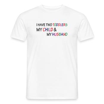 Funny mom - Männer T-Shirt - Weiß - Vorne - AI Model Male 178 dark (178cm)