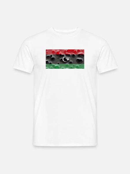 Libyen - Männer T-Shirt - Weiß