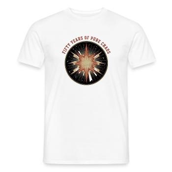 Fünfzig Jahre reiner Chaos - Männer T-Shirt - Weiß - Vorne - AI Model Male 178 dark (178cm)