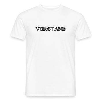 Vorstand Schriftzug handgezeichnet - Männer T-Shirt - Weiß - Vorne - AI Model Male 178 dark (178cm)