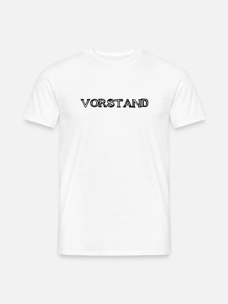 Vorstand Schriftzug handgezeichnet - Männer T-Shirt - Weiß