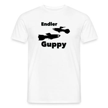Endler guppy (Poecilia wingei) - Männer T-Shirt - Weiß - Vorne - AI Model Male 178 dark (178cm)