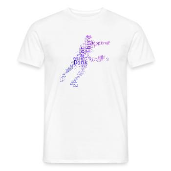 Pickleball Profi Geschenk für Pickleballspiel Fans - Männer T-Shirt - Weiß - Vorne - AI Model Male 178 dark (178cm)