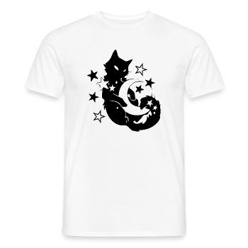 Cat cat - Männer T-Shirt - Weiß - Vorne - AI Model Male 178 dark (178cm)