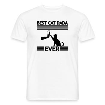 Cat cat  - Männer T-Shirt - Weiß - Vorne - AI Model Male 178 dark (178cm)