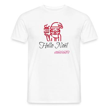 hello-nol---2027 - Männer T-Shirt - Weiß - Vorne - AI Model Male 178 dark (178cm)