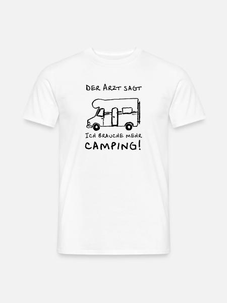 der arzt sagt wohnmobil - Männer T-Shirt - Weiß