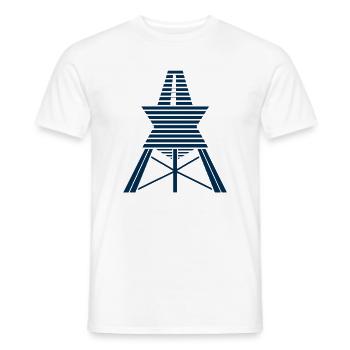 Løkken – Seezeichen als maritimes Symbol - Männer T-Shirt - Weiß - Vorne - AI Model Male 178 dark (178cm)