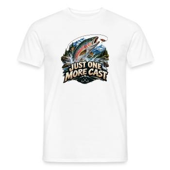 Zitate für Angler - Männer T-Shirt - Weiß - Vorne - AI Model Male 178 dark (178cm)