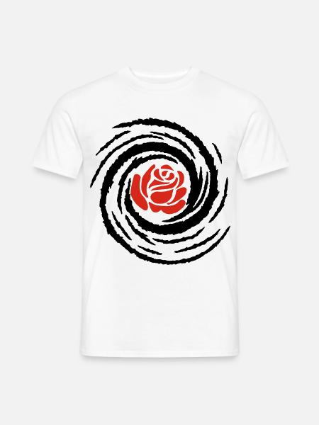Galaktisches Pink (Schwarz) - Männer T-Shirt - Weiß