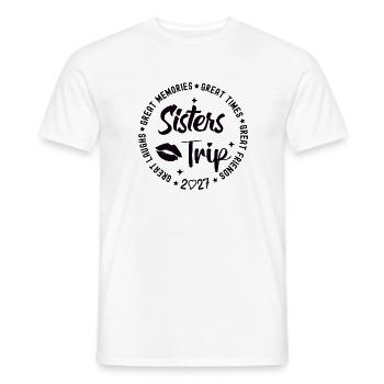 Sisters Trip 2027 Great Memories - Männer T-Shirt - Weiß - Vorne - AI Model Male 178 dark (178cm)