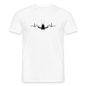 Gymnast Still Rings Artistic Gymnastics - Männer T-Shirt - Weiß - Vorne - AI Model Male 178 dark (178cm)